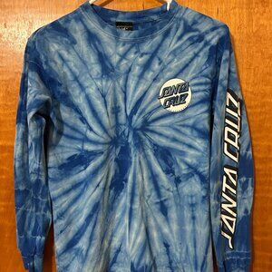 Santa Cruz Dot Tie-Dye Long Sleeve